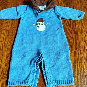 Snowman Sweater Onesie